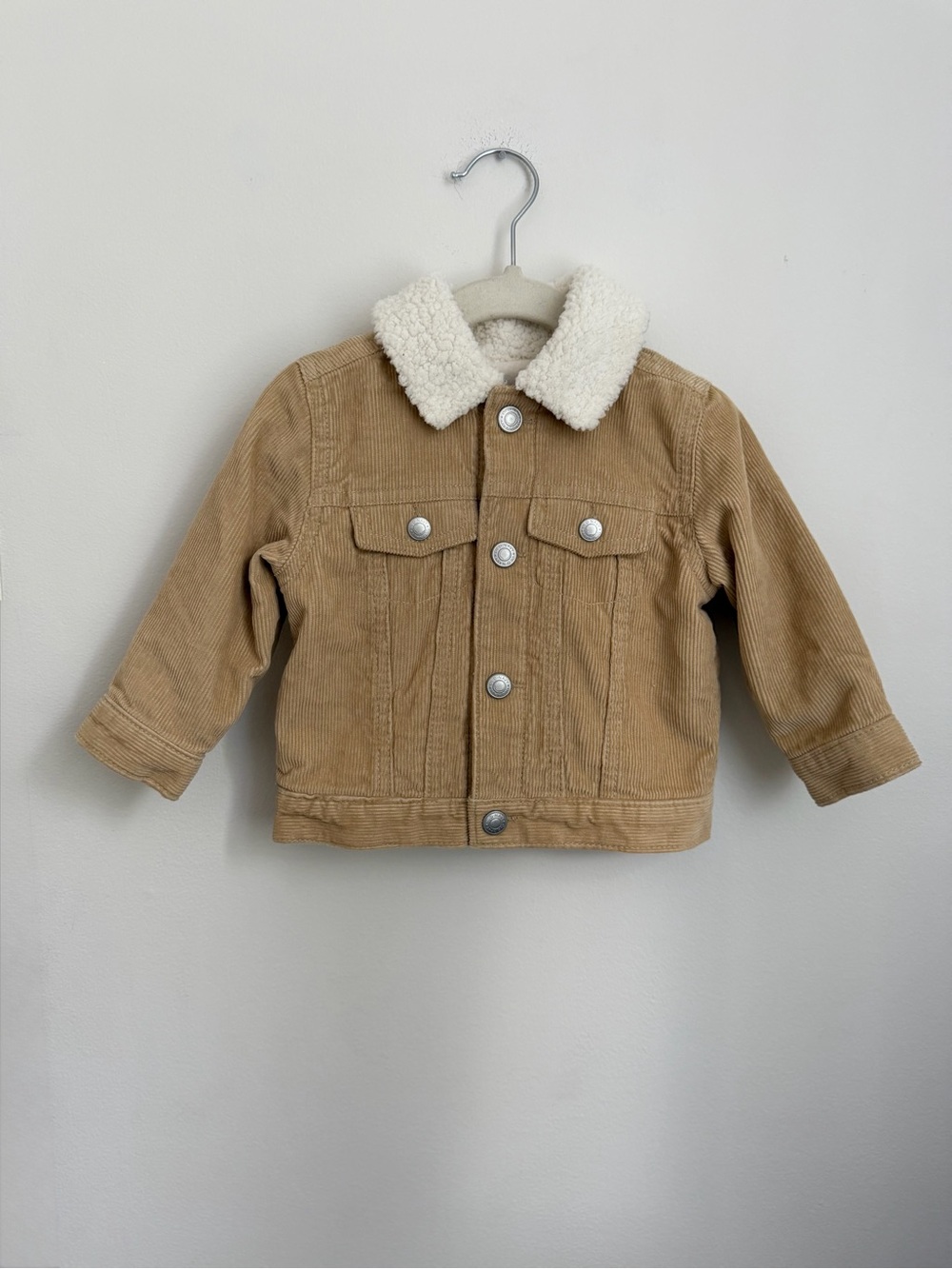 Old Navy Kids' Sherpa Collar Corduroy Jacket (Size 6-12m)